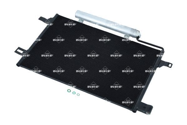 A/C condensator (met droger) past: MERCEDES A (W169), B SPORTS TOURER (W245) 1.5-Electric 09.04-06.12