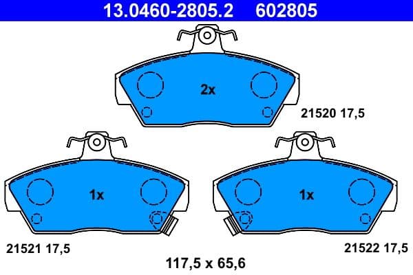 Brake Pad Set, disc brake