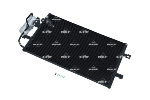 A/C condensator (met droger) past: MERCEDES A (W168), VANEO (414) 1.4-2.1 07.97-07.05