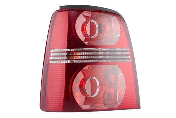 Achterlicht Links (P21W/R5W, kleur indicator wit, kleur van het glas red/transparant, anti-fog licht, achteruitrijlicht) past: VW TOURAN I 01.07-05.10