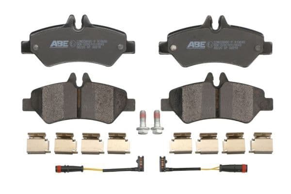 Remblokken set Achter , past: MERCEDES SPRINTER 3,5-T (B906), SPRINTER 3,5-T (B907), SPRINTER 3,5-T (B907, B910), SPRINTER 3-T (B906), SPRINTER 4,6-T (B906) 1.8-3.5 04.06-12.21