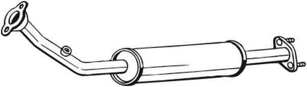 Uitlaatsysteem voorste demper past: DAIHATSU TERIOS 1.3 07.00-10.06