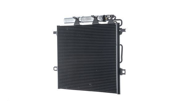 A/C condensator (met droger) past: MERCEDES CLS (C219), E T-MODEL (S211), E (VF211), E (W211) 1.8-6.3 03.02-12.10