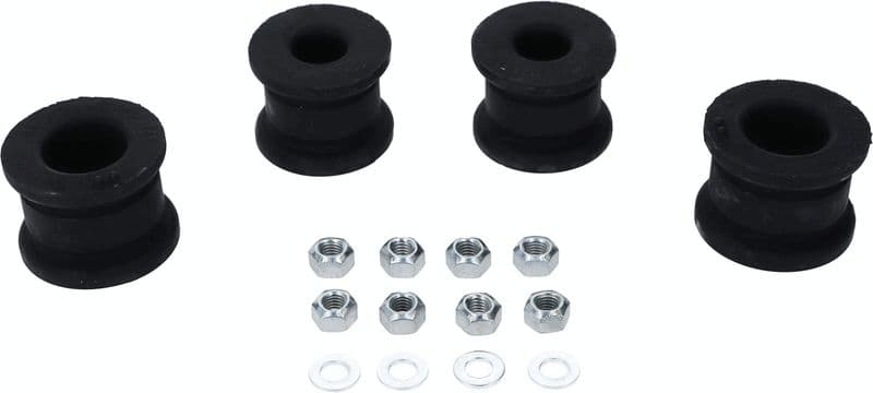 Reparatieset voor stabilisatorstang Voor Links/Rechts (18mm) past: MERCEDES 124 (A124), 124 (C124), 124 (W124), 124 T-MODEL (S124), E (W124), E T-MODEL (S124) 2.5D-3.0D 08.85-06.96