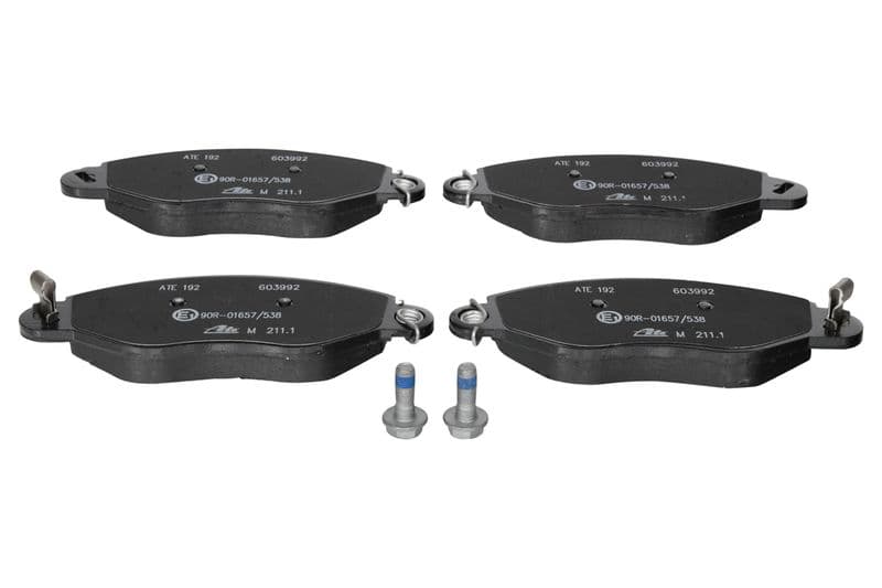Remblokken set Voor (met remklauw geleidingsbouten), past: FORD TRANSIT, TRANSIT TOURNEO 2.0D-2.4D 06.00-05.06