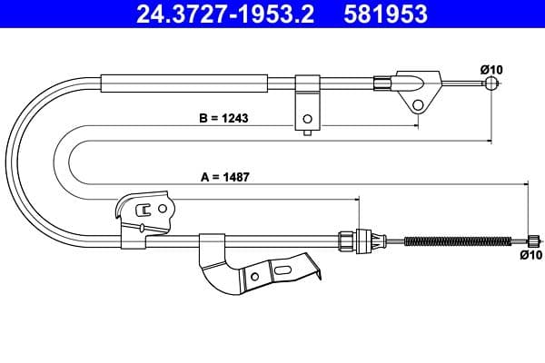 Cable Pull, parking brake