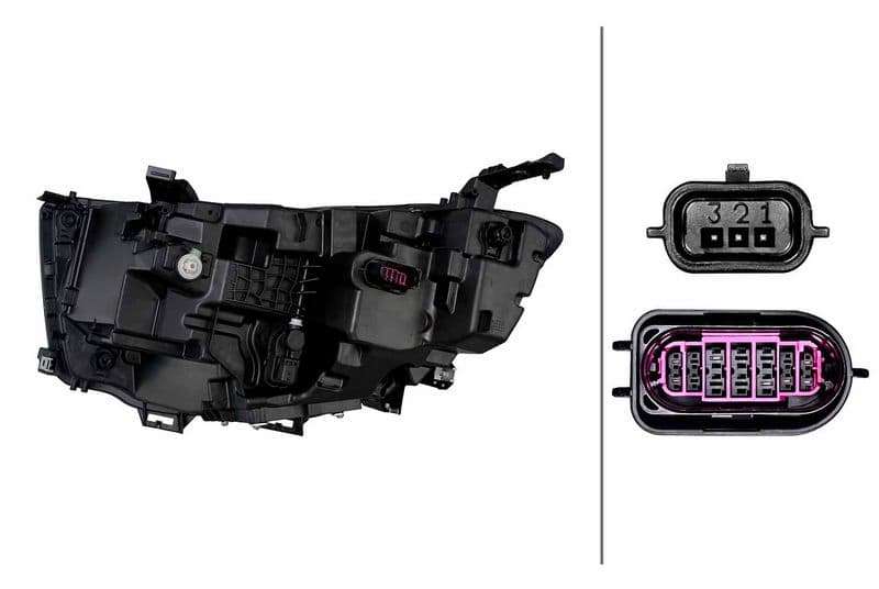 Koplamp Rechts (LED, (EN) ENTRY version) past: RENAULT AUSTRAL 07.22-