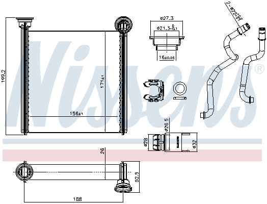 Verwarming past: AUDI A1, A1 ALLSTREET, A1 CITY CARVER  SKODA FABIA IV, KAMIQ, SCALA  VW T-CROSS 1.0-2.0 07.18-