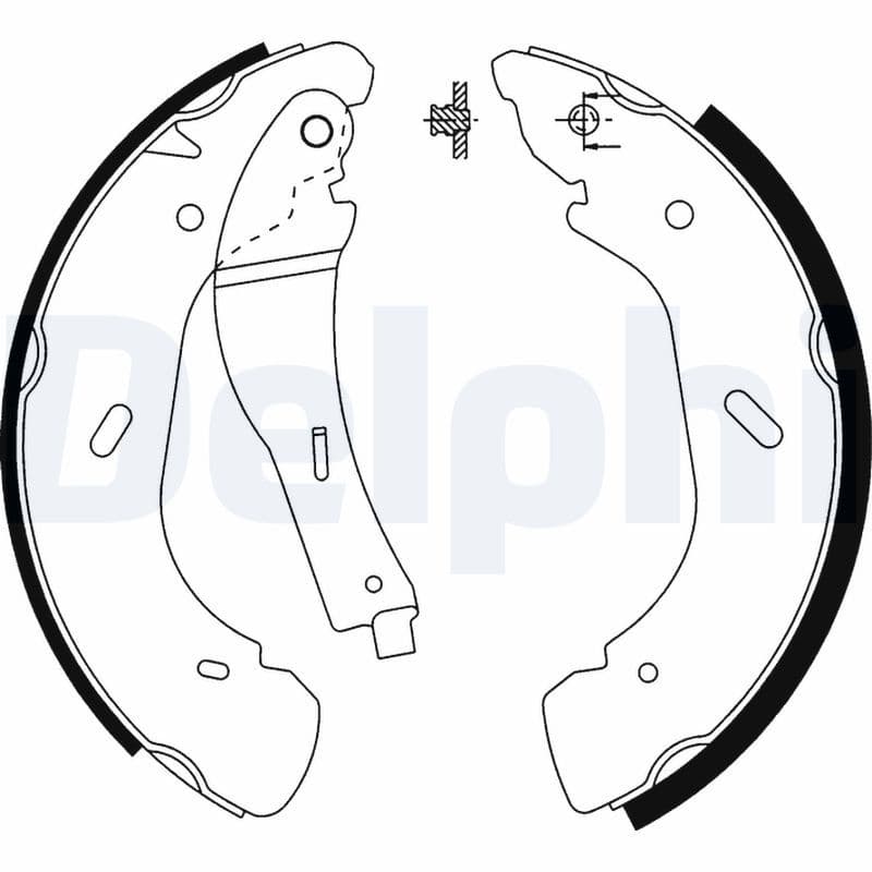 Brake shoe set