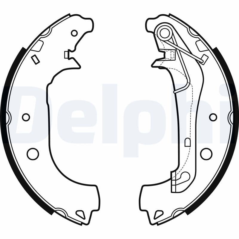 Brake shoe set