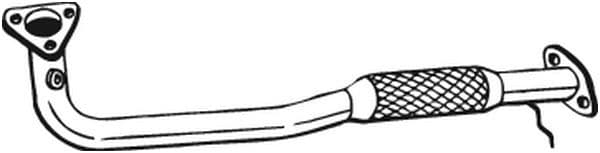 Uitlaatpijp Voor (flexibel) past: ROVER 200 II 1.1/1.4 11.95-03.00