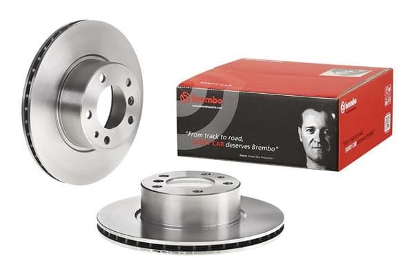 Brake disc Voor Links/Rechts past: BMW 5 (E34), 7 (E32) 2.0-3.4 03.85-07.96
