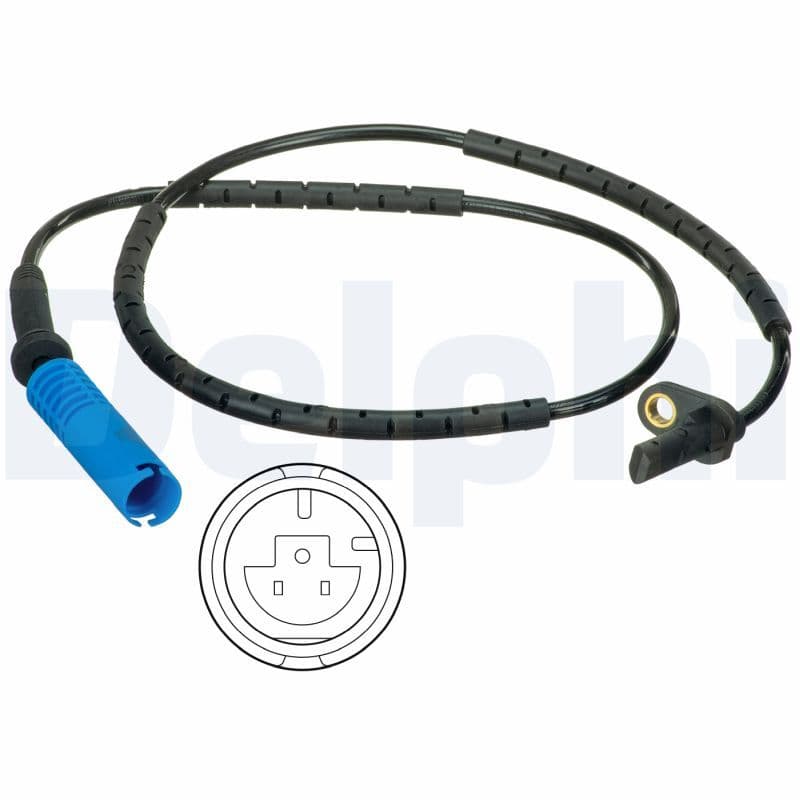 ABS-sensor Achter Links/Rechts past: BMW 3 (E90), 3 (E91), 3 (E92) 2.0D-3.0D 08.05-12.13