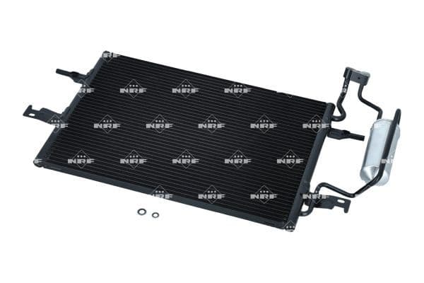 A/C condensator (met droger) past: OPEL MERIVA A 1.4-1.8 05.03-05.10