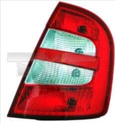 Achterlicht Rechts (P21/4W/P21W, kleur indicator wit, kleur van het glas red) past: SKODA FABIA I Hatchback 08.99-08.04
