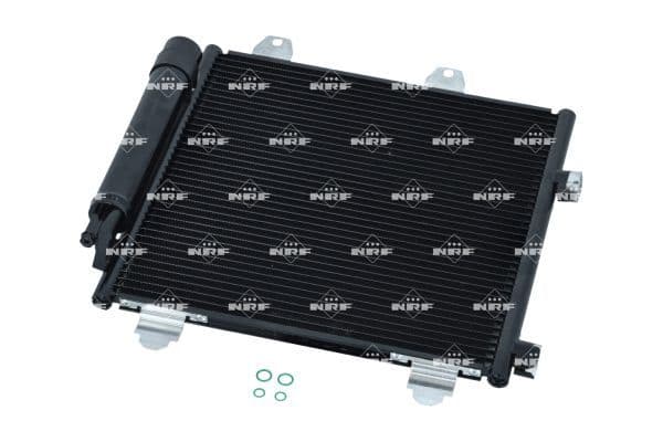 A/C condensator (met droger) past: CITROEN C1  PEUGEOT 107  TOYOTA AYGO 1.0/1.4D 06.05-09.14