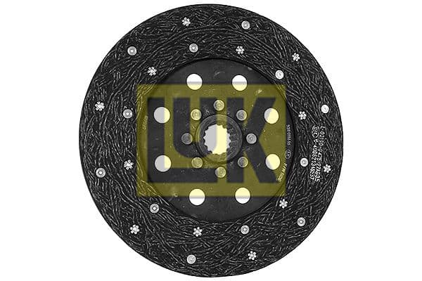 Koppelingsplaat/plaat biologisch (280mm volledig profiel) past: DEUTZ FAHR 4.10, 6.10, 85 2WD, 85 4WD, 90 2WD, 90 4WD