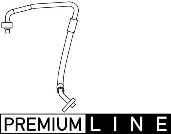 Airco slang/pijp (van aircocompressor tot condensator, hoge druk) past: FORD C-MAX, FOCUS C-MAX, FOCUS II 1.6D 10.03-09.12