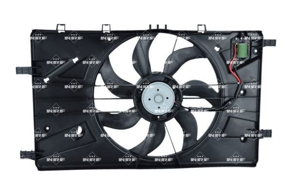 Radiatorventilator (met huisvesting) past: CHEVROLET CRUZE, ORLANDO  OPEL ASTRA J, ASTRA J GTC, CASCADA, INSIGNIA A, INSIGNIA A COUNTRY, ZAFIRA C 1.3D-2.0D 05.09-