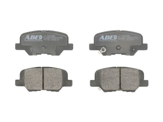 Remblokken set Achter , past: CITROEN C4 AIRCROSS  MAZDA 3, 6  MITSUBISHI ASX, OUTLANDER III  PEUGEOT 4008 1.6-3.0 02.10-