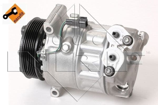 Airconditioning compressor past: VOLVO C30, S40 II, S60 II, V40, V50, V60 I  FORD C-MAX II, FOCUS III, GALAXY II, GALAXY MK II, GRAND C-MAX, MONDEO IV, S-MAX  MAZDA 3, 5 1.6D 12.08-