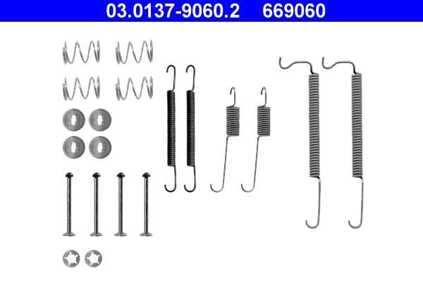 Accessory Kit, brake shoes