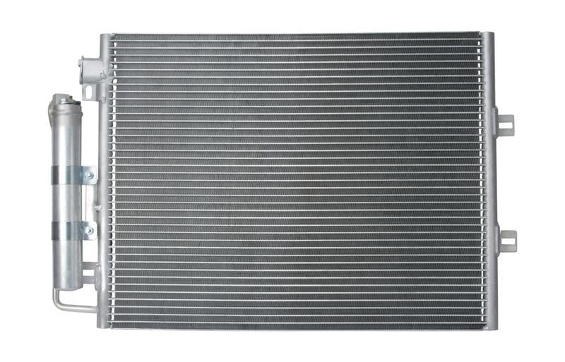 A/C condensator (met droger) past: RENAULT TWINGO II 1.2/1.5D/1.6 03.07-09.14