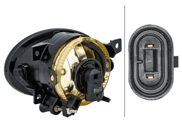 Mistlamp Rechts (HB4, met gebogen lichten) past: VW AMAROK, CRAFTER 30-35, CRAFTER 30-50 07.12-05.22