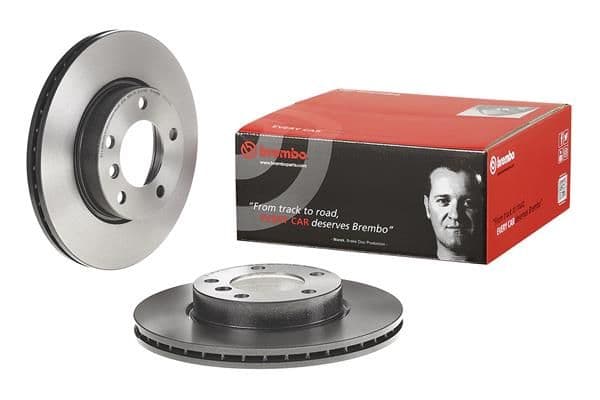 Brake disc Voor Links/Rechts past: BMW 3 (E36), 3 (E46), Z3 (E36), Z4 (E85) 1.6-2.8 09.90-02.09