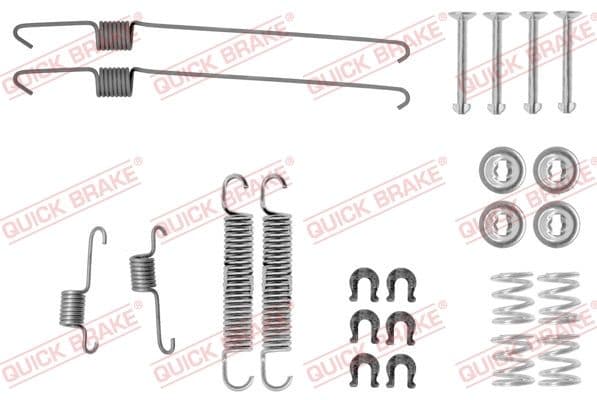 Accessory Kit, brake shoes