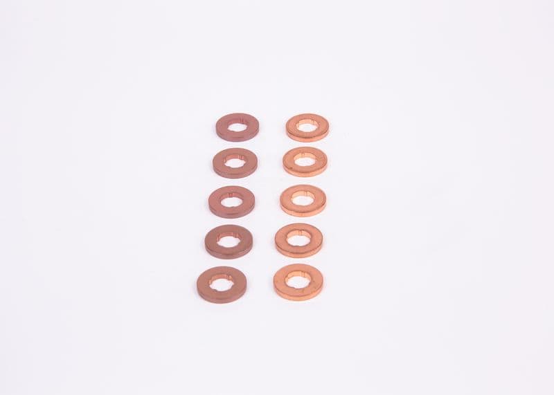 CR Injector sluitring prijs per 10 pcs (koper, binnendiameter 7,5mm, buitendiameter 15mm, dikte 2mm) past: DS DS 3, DS 4, DS 5, DS 7  VOLVO C30, S40 II, S80 II, V50, V70 III 1.4D-3.0D 02.96-