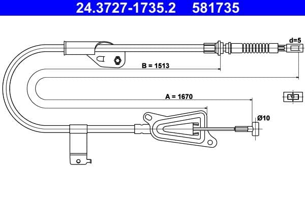 Cable Pull, parking brake