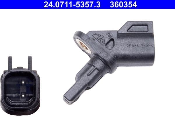 ABS-sensor Voor Links/Rechts past: FORD C-MAX II, FOCUS II, FOCUS III, GRAND C-MAX, KUGA I, KUGA II, TOURNEO CONNECT V408 NADWOZIE WIELKO, TRANSIT CONNECT, TRANSIT CONNECT V408 1.0-Electric 07.04-