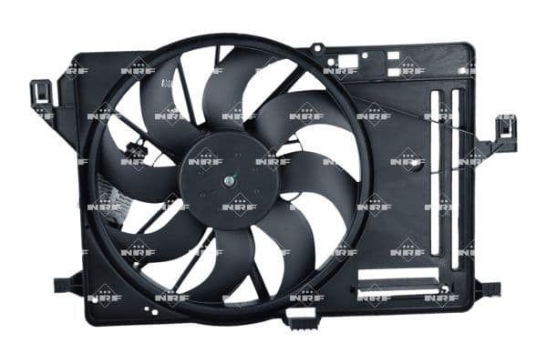 Radiatorventilator (met huisvesting) past: FORD C-MAX II, FOCUS III, GRAND C-MAX 1.5D/1.6D 07.10-02.20