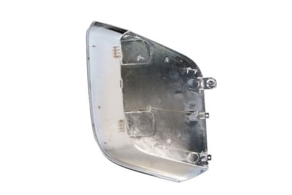 Behuizing/afdekking van zijspiegel Links (254x92x184mm, verchroomd) past: MERCEDES ACTROS MP4 / MP5, AROCS 07.11-