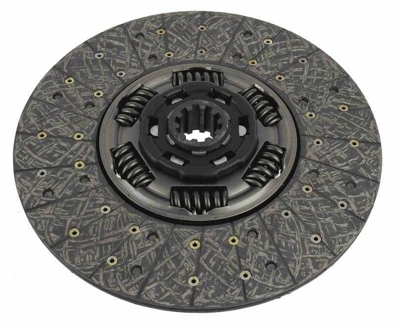 Koppelingsplaat/plaat (350mm, nieuw) past: MERCEDES LK/LN2, MK, NG, O 303 08.73-12.98