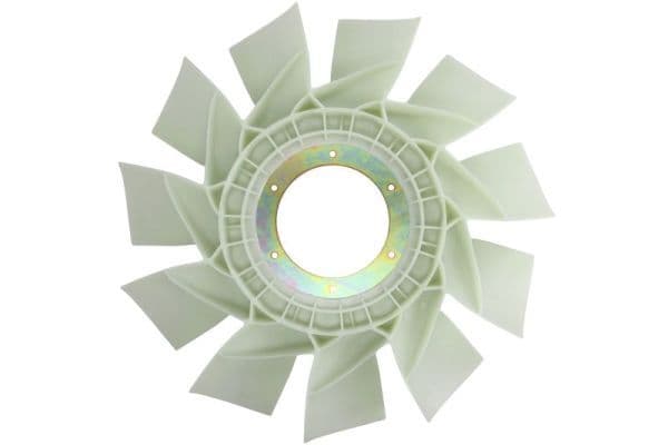 Radiator plezier (diameter 680mm, aantal bladen 11) past: RVI C, K, KERAX, T  VOLVO FH II D13C380-G13C460 05.06-