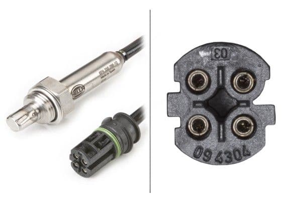 Lambda sonde (aantal draden 4, 1000mm) past: BMW 3 (E36), 5 (E39), 7 (E38) 2.0/2.5/2.8 01.91-06.03