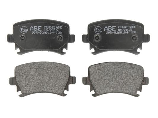 Remblokken set Achter , past: DS DS 3  AUDI A3, A4 B5, A4 B6, A4 B7, A4 B8, A6 ALLROAD C6, A6 C4, A6 C5, A6 C6, A8 D3, Q3, TT  SEAT ALHAMBRA, ALTEA, ALTEA XL, EXEO, EXEO ST 1.0-Electric 10.90-