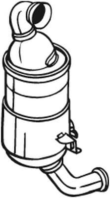 Katalysator EURO 4 past: CITROEN BERLINGO  PEUGEOT PARTNER, PARTNER ORIGIN 1.6D 07.05-12.15