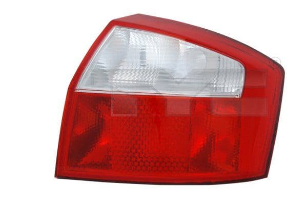 Achterlicht Rechts (P21/5W/P21W/R5W, kleur indicator wit, kleur van het glas red) past: AUDI A4 B6 Saloon 11.00-12.04