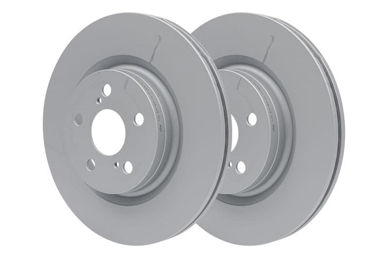 Brake disc Voor Links/Rechts past: MAZDA 2  TOYOTA YARIS 1.0/1.5/1.5H 02.20-