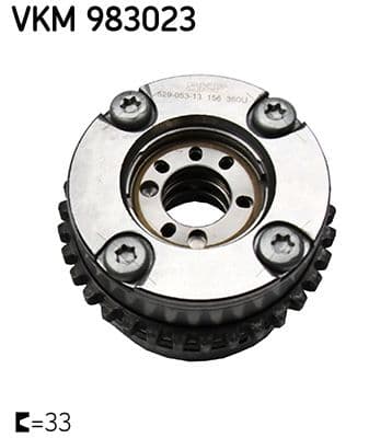 Nokkenas fasering katrol past: MERCEDES C (C204), C T-MODEL (S204), C (W204), CLS (C218), CLS SHOOTING BRAKE (X218), E (A207), E (C207), E T-MODEL (S212), E (W212), GLK (X204) 3.5/3.5H 06.08-