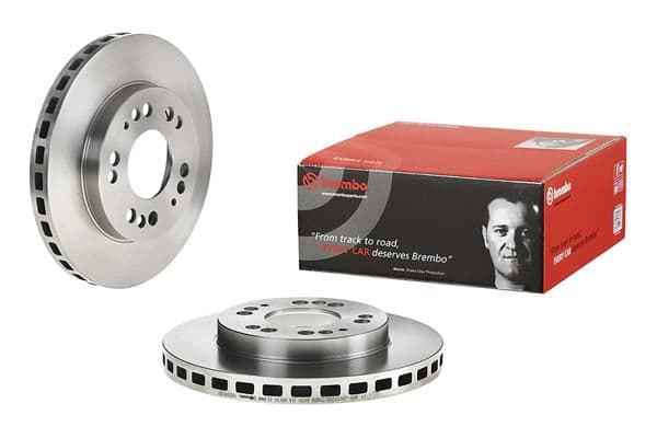 Brake disc Voor Links/Rechts past: DODGE AVENGER  MITSUBISHI ECLIPSE I, ECLIPSE II 2.0 04.91-