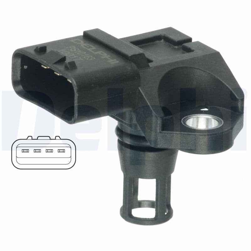 Druksensor in het inlaatspruitstuk (4 pin) past: OPEL ASTRA H, ASTRA H CLASSIC, ASTRA H GTC, ASTRA J, ASTRA J GTC, CORSA D, MERIVA A, MERIVA B, ZAFIRA B 1.3D-1.8 05.03-