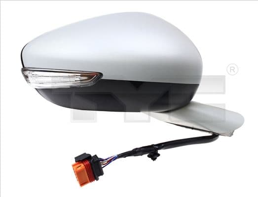 Zijspiegel controlelampje Rechts (wit, LED) past: CITROEN C4 PICASSO II  PEUGEOT 508 I 11.10-05.16