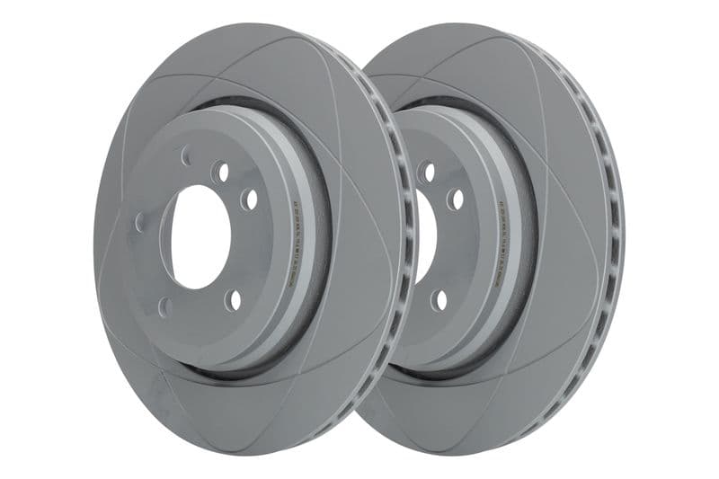 Brake disc, 1pcs, ATE PowerDisc, Geventileerd, Cut, Achter   Links/Rechts, buitendiameter 320 mm, dikte 22 mm, past: BMW 3 (E46) 2.5/3.0/3.0D 10.99-12.07