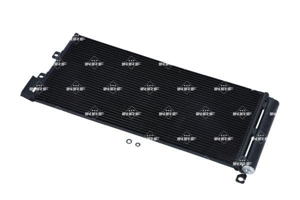 A/C condensator (met droger) past: FIAT LINEA 1.3D-1.6D 10.06-