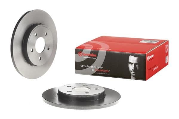 Brake disc Achter Links/Rechts past: FORD MONDEO III  JAGUAR X-TYPE I 1.8-3.0 10.00-12.09
