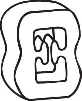 Uitlaatsysteem hanger past: MERCEDES 123 (C123), 123 (W123), 123 T-MODEL (S123), 124 (C124), 124 (W124), 124 T-MODEL (S124), 190 (W201), E (A124), E (C124), E (W124) 1.8-4.2 02.76-03.98